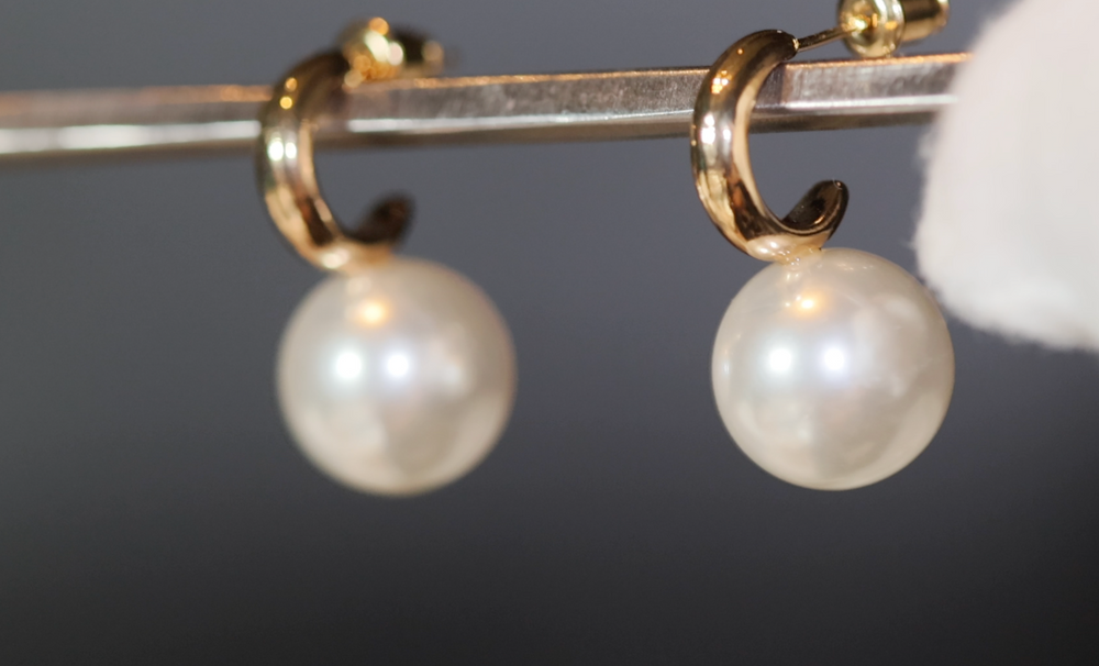 Pearl Earrings | Gold Pearl Earrings