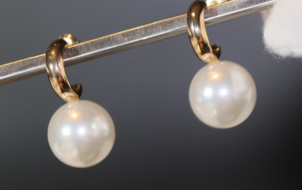 Pearl Earrings | Gold Pearl Earrings