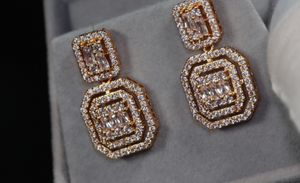 Gold Diamond Earrings | Womens Earrings