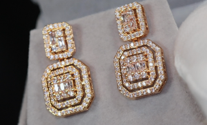 Gold Diamond Earrings | Womens Earrings