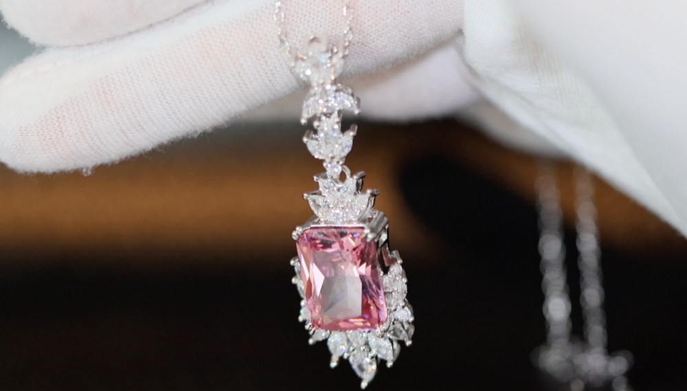 Pink Diamond Necklace | Pink Diamond Pendant