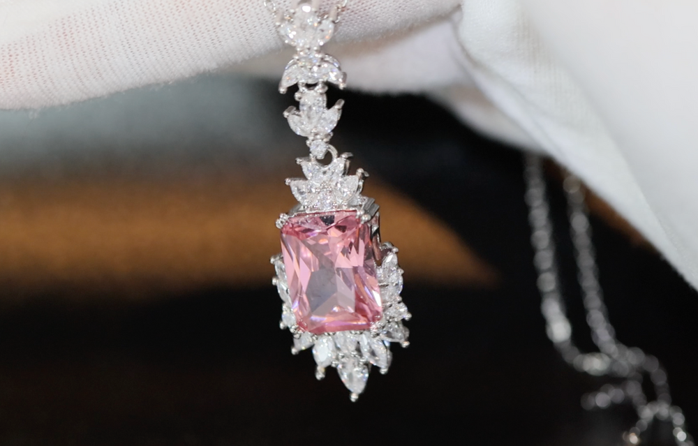 Pink Diamond Necklace | Pink Diamond Pendant