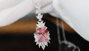 Pink Diamond Necklace | Pink Diamond Pendant