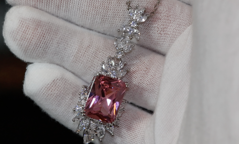 Pink Diamond Necklace | Pink Diamond Pendant