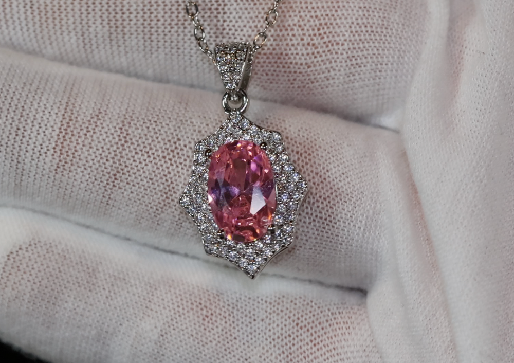 Pink Diamond Necklace | Pink Diamond Pendant