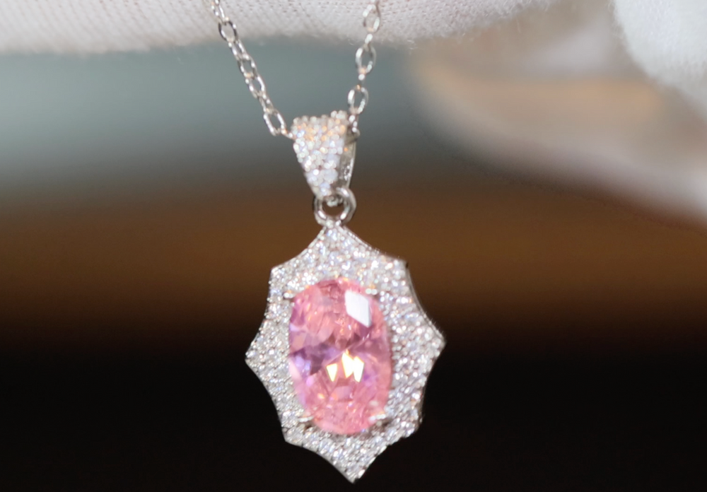 Pink Diamond Necklace | Pink Diamond Pendant