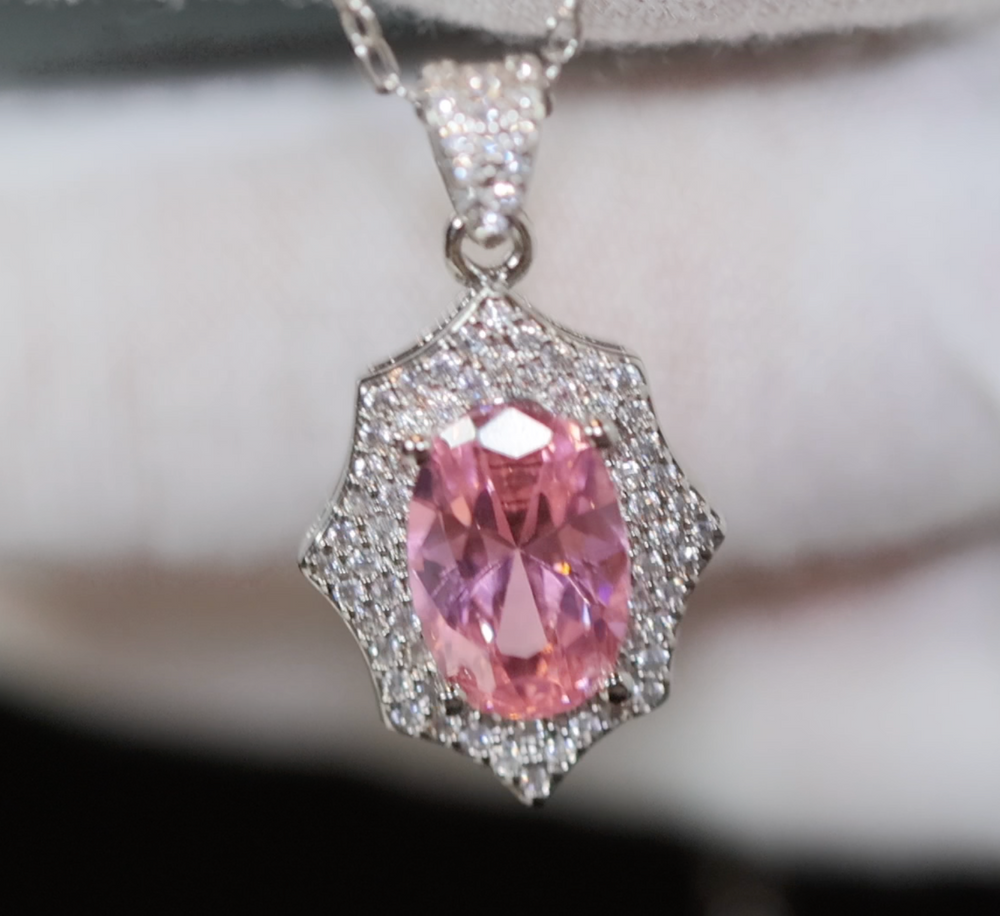 Pink Diamond Necklace | Pink Diamond Pendant