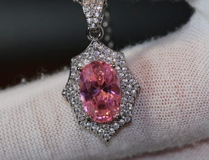 Pink Diamond Necklace | Pink Diamond Pendant