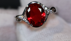 oval ruby ring