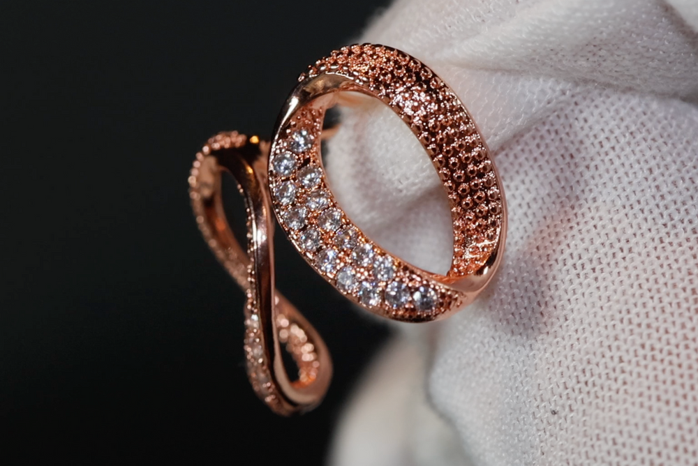 Rose Gold Diamond Earrings