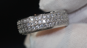 Eternity Ring | Mens Wedding Ring | Diamond Ring for Men | Mens Eternity Ring