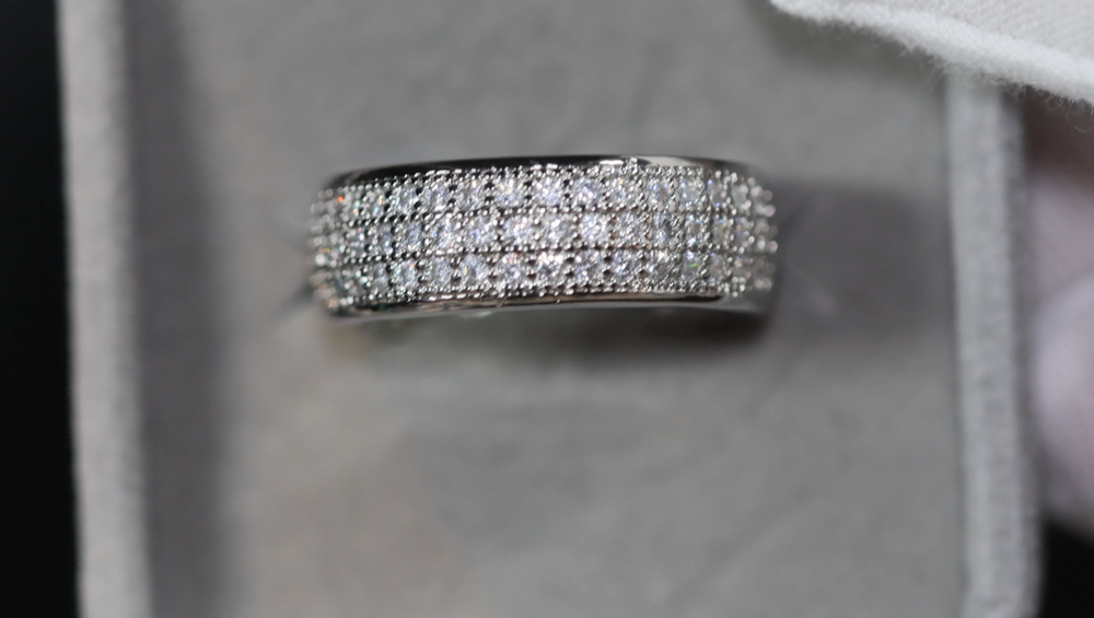 
            
                Load image into Gallery viewer, Eternity Ring | Mens Wedding Ring | Diamond Ring for Men | Mens Eternity Ring
            
        