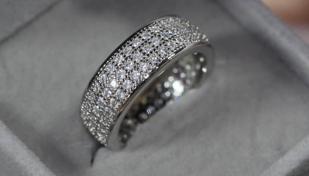 Eternity Ring | Mens Wedding Ring | Diamond Ring for Men | Mens Eternity Ring