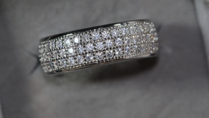 Eternity Ring | Mens Wedding Ring | Diamond Ring for Men | Mens Eternity Ring