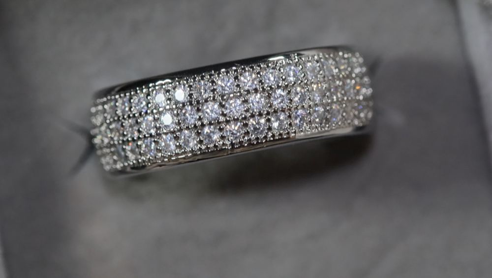 
            
                Load image into Gallery viewer, Eternity Ring | Mens Wedding Ring | Diamond Ring for Men | Mens Eternity Ring
            
        