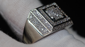 Mens Diamond Ring | Mens Wedding Ring | Mens Promise Ring