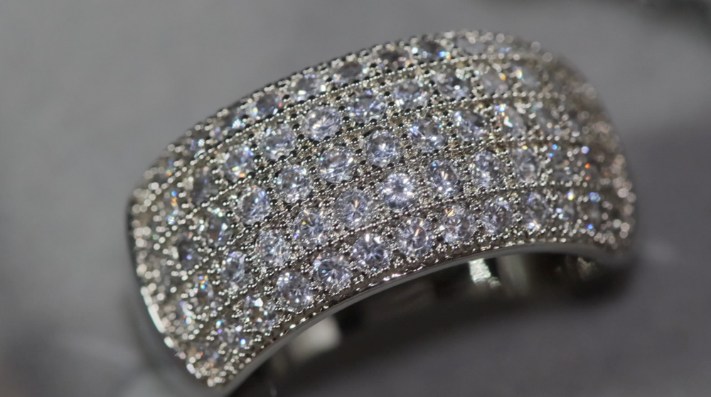 
            
                Load image into Gallery viewer, Mens Wedding Band | Diamond Ring | Mens Wedding Ring | fashion rings | Promise Ring
            
        