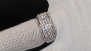Promise Ring | Mens Wedding Ring | Womens Ring | Eternity Ring Diamond | Iced Out Ring | Pavé Ring | Diamond Wedding Band | Eternity Ring