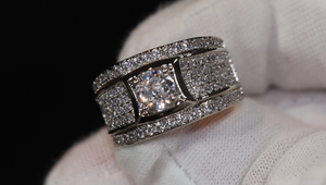 Eternity Ring | Promise Ring | Mens Ring | Womens Ring | Eternity Ring Diamond | Iced Out Ring | Engagement Rings | Wedding Band | Icy Ring