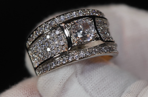 Eternity Ring | Promise Ring | Mens Ring | Womens Ring | Eternity Ring Diamond | Iced Out Ring | Engagement Rings | Wedding Band | Icy Ring
