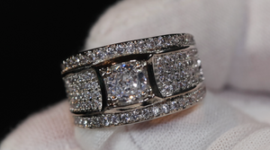 Eternity Ring | Promise Ring | Mens Ring | Womens Ring | Eternity Ring Diamond | Iced Out Ring | Engagement Rings | Wedding Band | Icy Ring