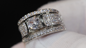 Eternity Ring | Promise Ring | Mens Ring | Womens Ring | Eternity Ring Diamond | Iced Out Ring | Engagement Rings | Wedding Band | Icy Ring