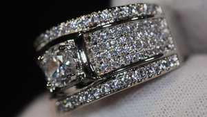 Eternity Ring | Promise Ring | Mens Ring | Womens Ring | Eternity Ring Diamond | Iced Out Ring | Engagement Rings | Wedding Band | Icy Ring