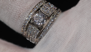 Eternity Ring | Promise Ring | Mens Ring | Womens Ring | Eternity Ring Diamond | Iced Out Ring | Engagement Rings | Wedding Band | Icy Ring