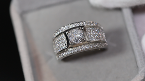 Eternity Ring | Promise Ring | Mens Ring | Womens Ring | Eternity Ring Diamond | Iced Out Ring | Engagement Rings | Wedding Band | Icy Ring