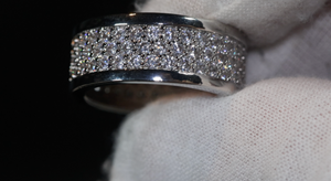 Eternity Ring | Womens Wedding Band | Diamond Ring | Mens Wedding Ring