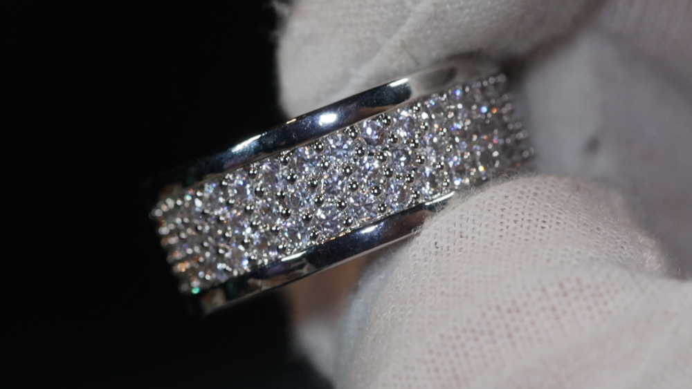 Eternity Ring | Womens Wedding Band | Diamond Ring | Mens Wedding Ring