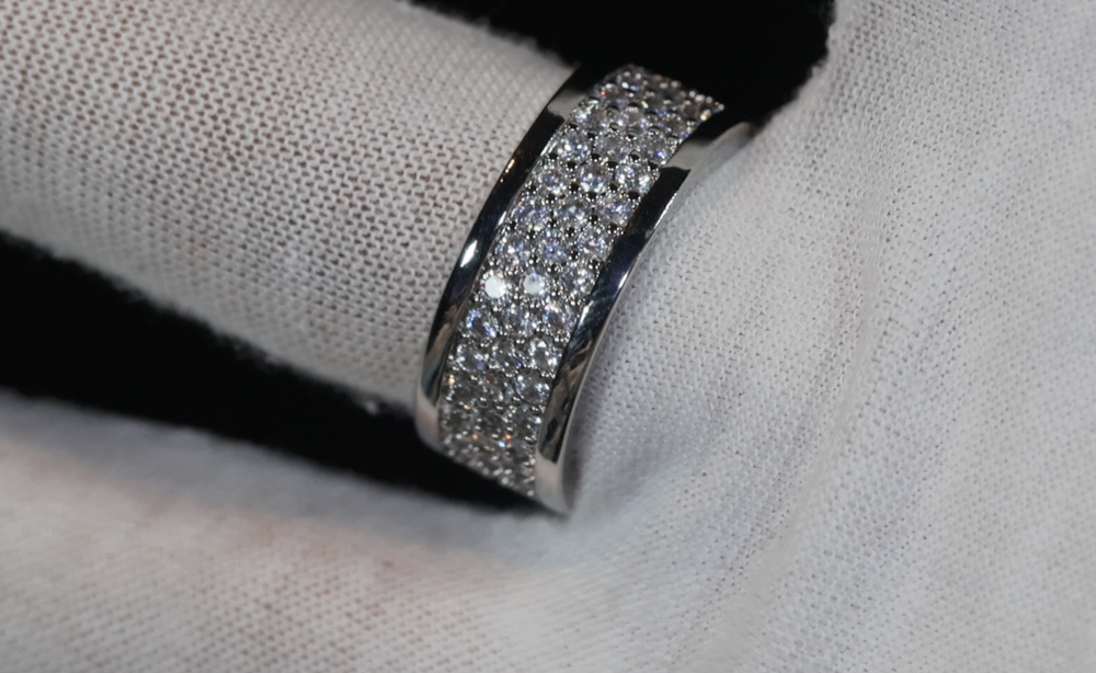 Eternity Ring | Womens Wedding Band | Diamond Ring | Mens Wedding Ring