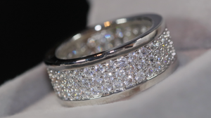 Eternity Ring | Womens Wedding Band | Diamond Ring | Mens Wedding Ring