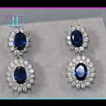 Sapphire Blue Earrings