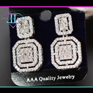 Classy diamond earrings