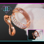 Rose Gold Diamond Earrings