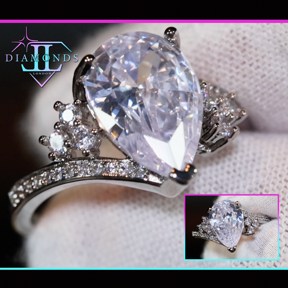 Pear Shaped Engagement Ring