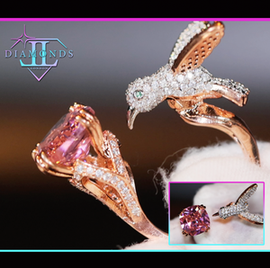 bird diamond ring