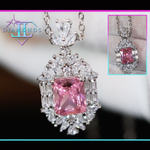 pink diamond pendant