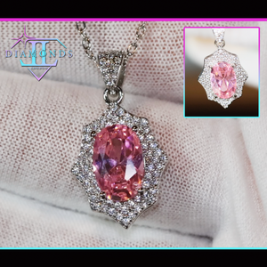 pink diamond pendant