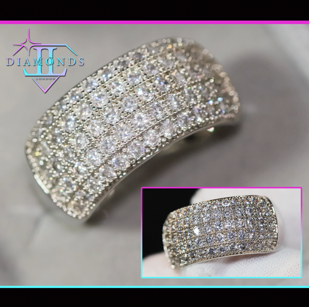 
            
                Load image into Gallery viewer, Mens Wedding Band | Diamond Ring | Mens Wedding Ring | fashion rings | Promise Ring
            
        