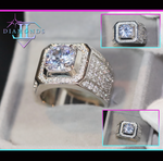 Mens Iced Out Ring