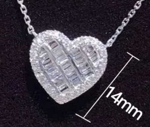 Diamond Heart Necklace | Heart Pendant