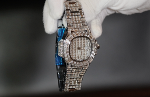 Iced Out Watch | Baguette Diamond Watch | Buss Down Watch | Hip Hop Watch