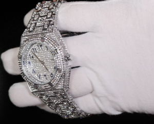 Moissanite diamond AP watch