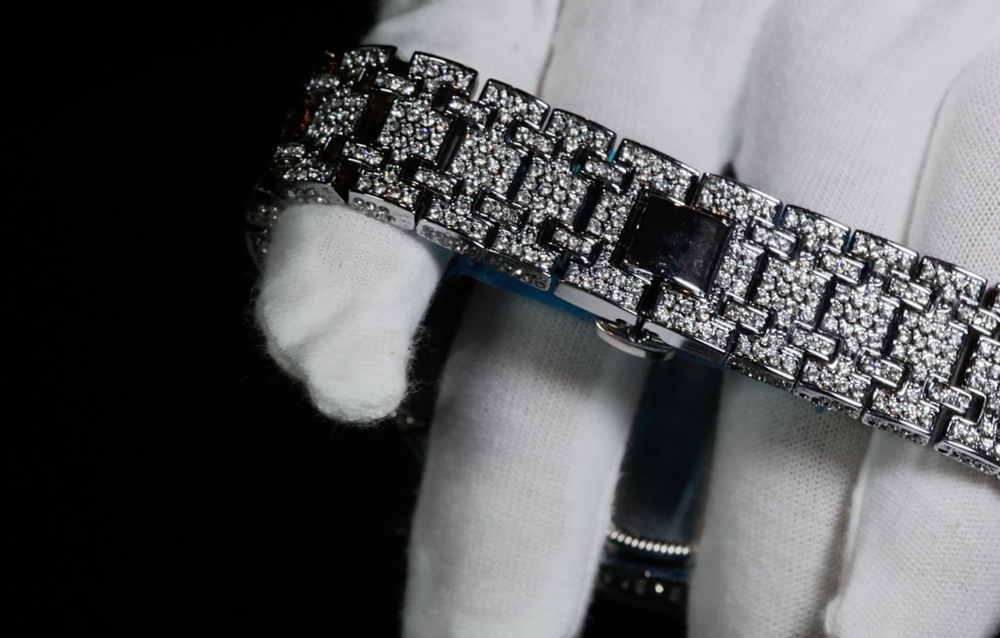 
            
                Load image into Gallery viewer, Iced Out Watch | Iced Watch | Mens Iced Out Watch | Hip Hop Watch
            
        