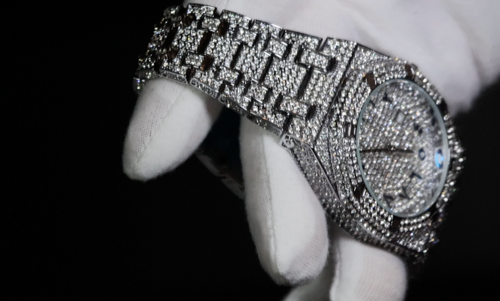 
            
                Load image into Gallery viewer, Iced Out Watch | Iced Watch | Mens Iced Out Watch | Hip Hop Watch
            
        