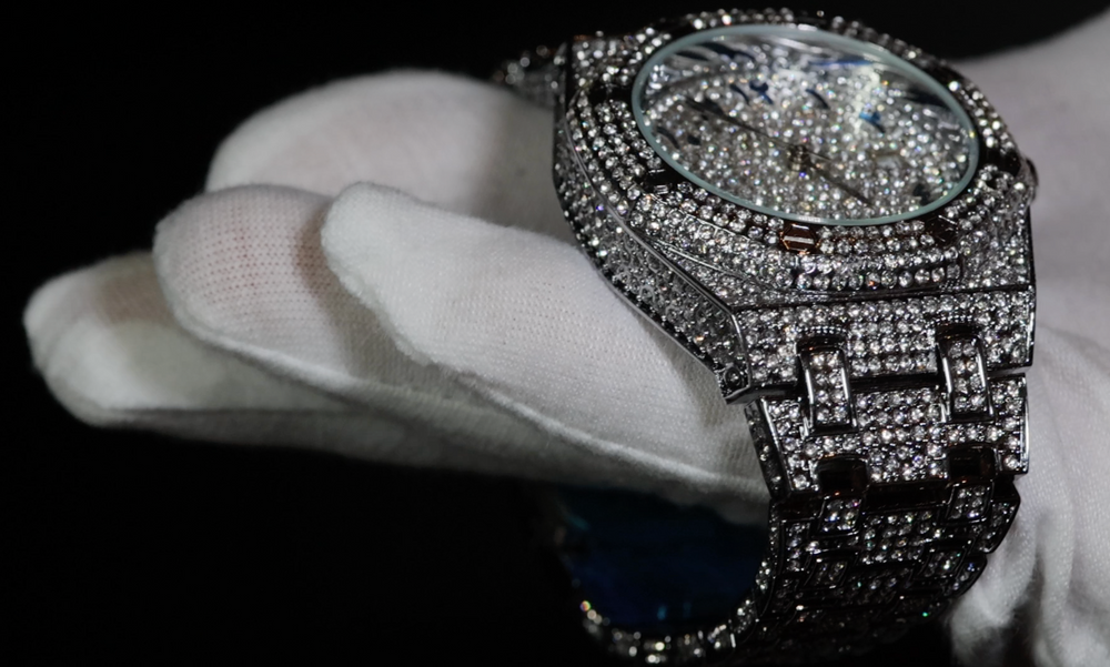 
            
                Load image into Gallery viewer, Iced Out Watch | Iced Watch | Mens Iced Out Watch | Hip Hop Watch
            
        