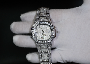 Mens Moissanite Diamond Watch