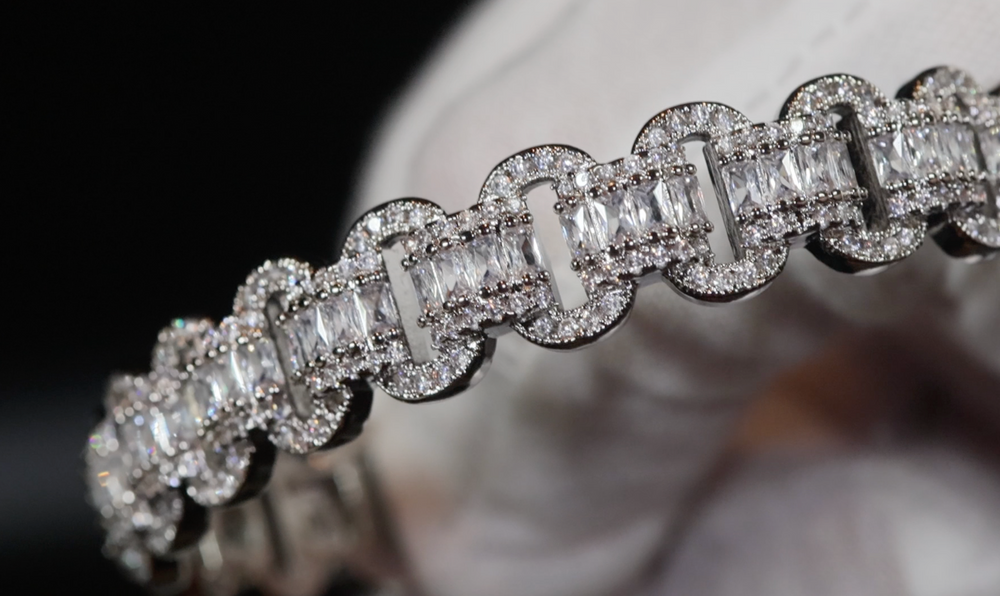 Baguette Diamond Bracelet | Iced Out Bracelet